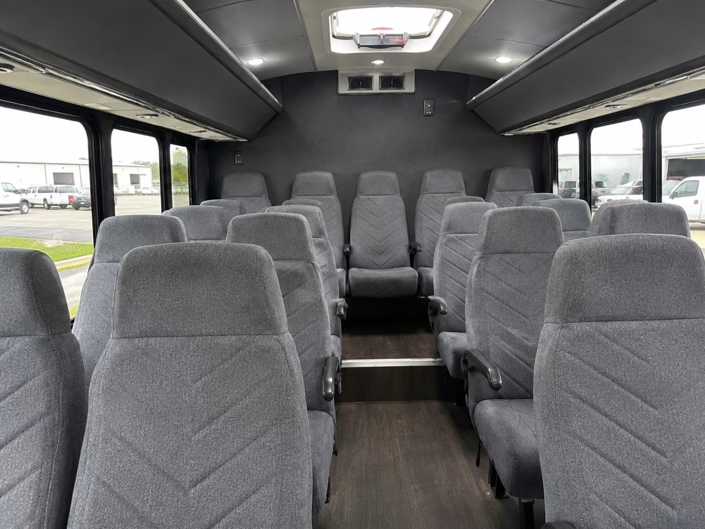15 passenger minibus inside