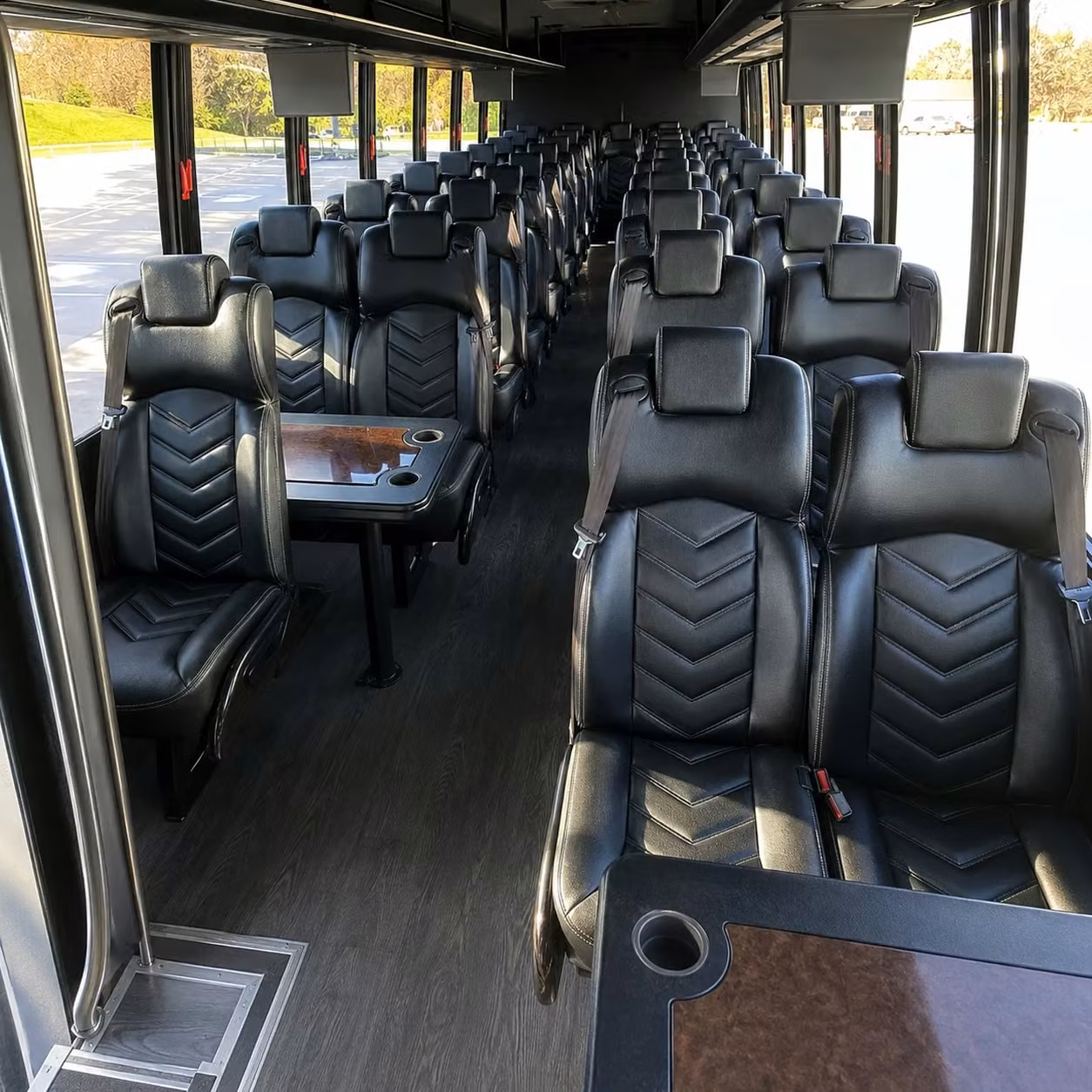 30 passenger minibus inside