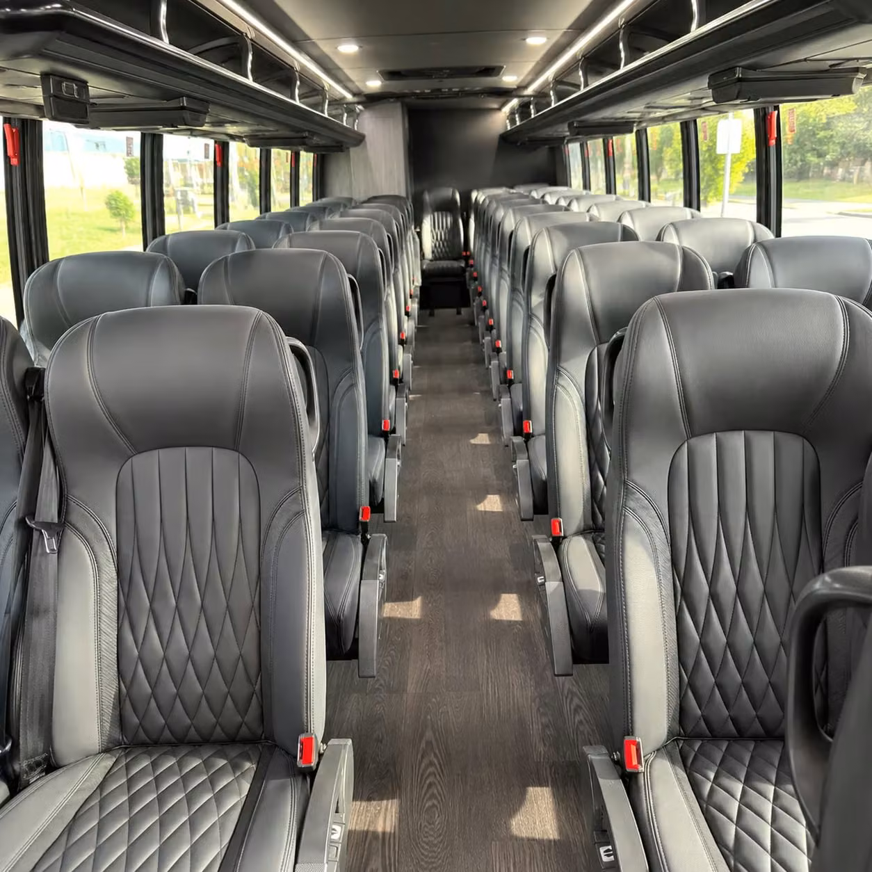 35 passenger minibus inside