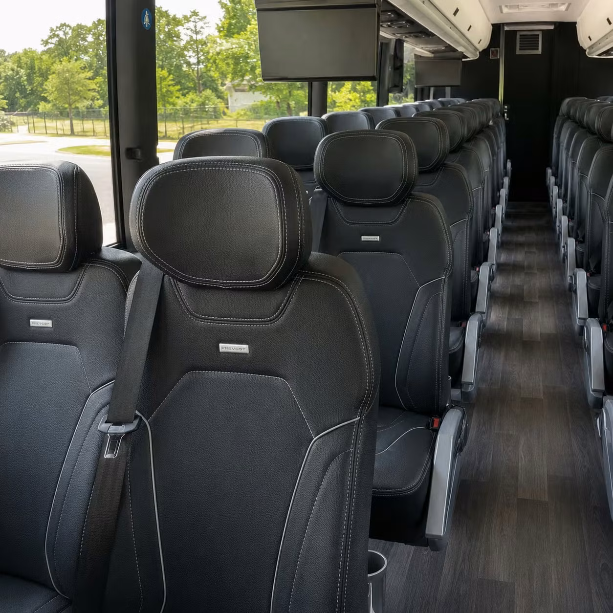 ontario charter bus rental inside