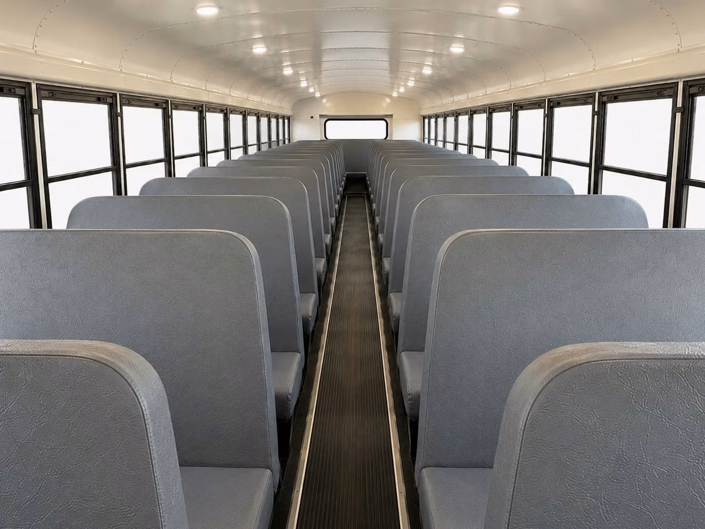 school bus interior