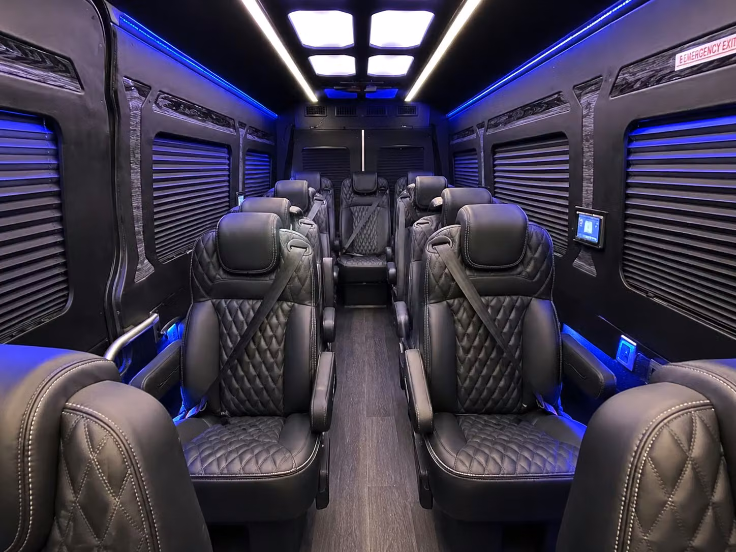 sprinter van with driver interior